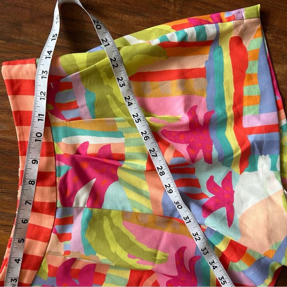 Crosby By Millie Burch High Waisted Shorts Women’s Size Small Multicolored - Picture 8 of 9
